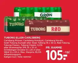 MENY TUBORG ELLER CARLSBERG tilbud