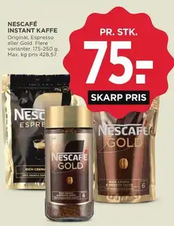 MENY NESCAFÉ INSTANT KAFFE tilbud
