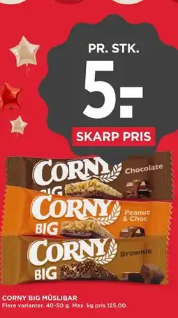 MENY CORNY BIG MÜSLIBAR tilbud