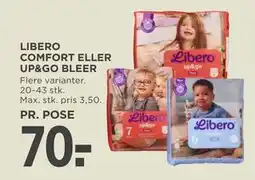 MENY LIBERO COMFORT ELLER UP&GO BLEER tilbud