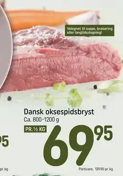 REMA 1000 Dansk oksespidsbryst tilbud