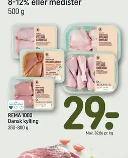 REMA 1000 REMA 1000 Dansk kylling tilbud