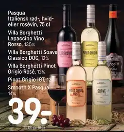 REMA 1000 Pasqua Italiensk rød-, hvid- eller rosévin, 75 cl tilbud