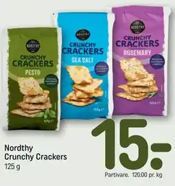 REMA 1000 Nordthy Crunchy Crackers tilbud