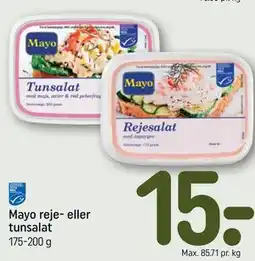 REMA 1000 Mayo reje- eller tunsalat tilbud