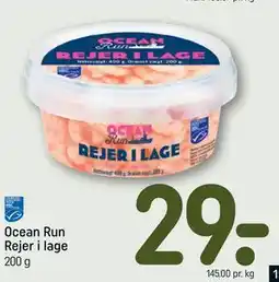 REMA 1000 Ocean Run Rejer i lage tilbud