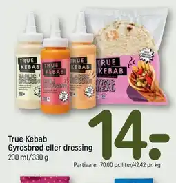 REMA 1000 True Kebab Gyrosbrød eller dressing tilbud