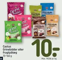 REMA 1000 Castus Grinebidder eller frugtpålæg tilbud