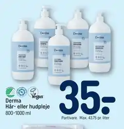 REMA 1000 Derma Hår- eller hudpleje tilbud