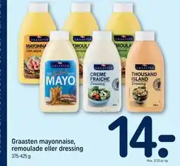 REMA 1000 Graasten mayonnaise, remoulade eller dressing tilbud