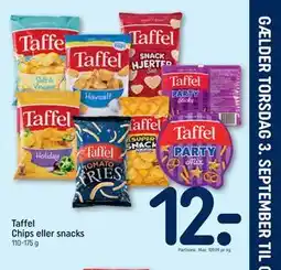 REMA 1000 Taffel Chips eller snacks tilbud