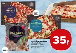 SuperBrugsen Coop Grande pizza eller falafel tilbud