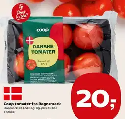 SuperBrugsen Coop tomater fra Regnemark tilbud
