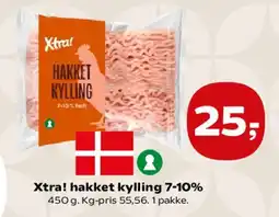 SuperBrugsen Xtra! hakket kylling 7-10% tilbud