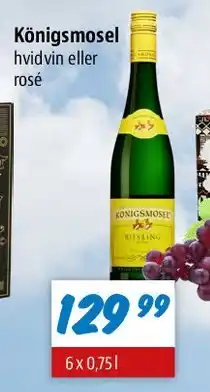 zur Krone Königsmosel hvidvin eller rosé tilbud