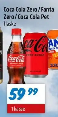 zur Krone Coca Cola Zero / Fanta Zero (PET) tilbud