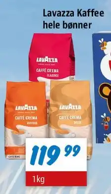 zur Krone Lavazza kaffe (hele bønner) tilbud