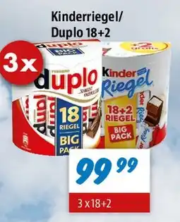 zur Krone Kinderriegel / Duplo 18+2 tilbud