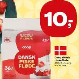 SuperBrugsen Dansk Piske Fløde tilbud