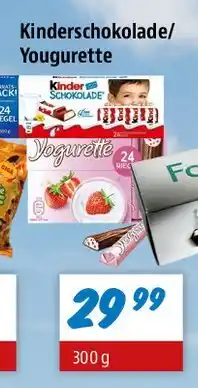 zur Krone Kinderschokolade / Yogurette tilbud