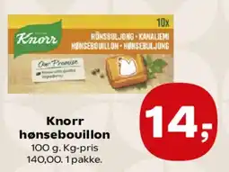 SuperBrugsen Knorr hønsebouillon tilbud
