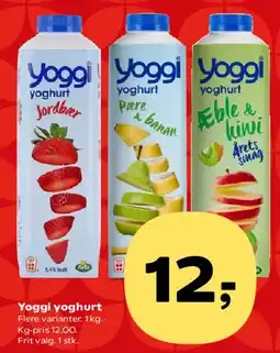 SuperBrugsen Yoggi yoghurt tilbud