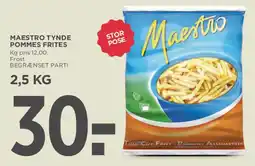 MENY Maestro tynde pommes frites tilbud