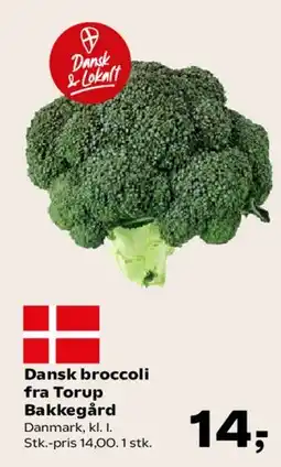 SuperBrugsen Dansk broccoli fra Torup Bakkegård tilbud
