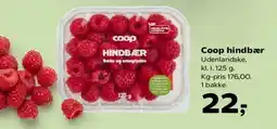 SuperBrugsen Coop hindbær tilbud