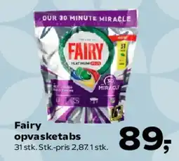 SuperBrugsen Fairy opvasketabs tilbud