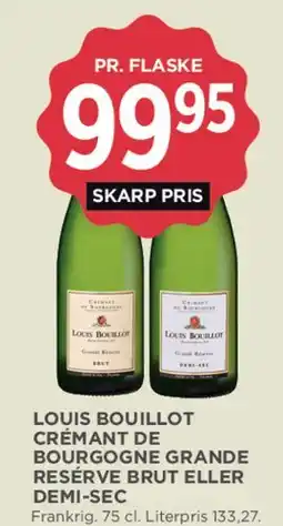 MENY Louis Bouillot Crémant de Bourgogne Grande Réserve tilbud