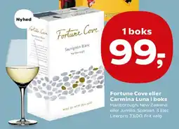 SuperBrugsen Fortune Cove eller Carmina Luna i boks tilbud
