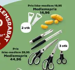 Kvickly Udvalgt køkkenredskab - 2 stk (medlemspris) tilbud