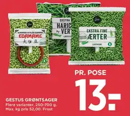 MENY Gestus grøntsager tilbud