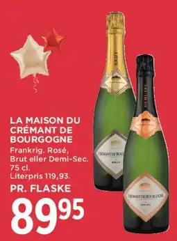 MENY La Maison du Crémant de Bourgogne tilbud