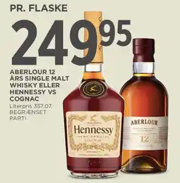 MENY Aberlour 12 års Single Malt eller Hennessy VS (Cognac) tilbud