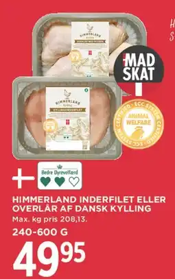 MENY Himmerland inderfilet eller overlår af dansk kylling tilbud