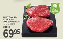 MENY Freygaard steak af okseindlår tilbud