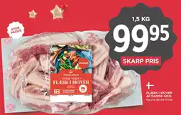 MENY Flæsk i skiver (stegeflæsk) tilbud