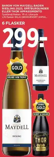 MENY Baron von Maydell - Riesling (6 flasker tilbud) tilbud