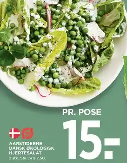 MENY Aarstiderne Dansk økologisk hjertesalat tilbud