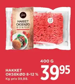 MENY Hakket oksekød 8-12 % tilbud