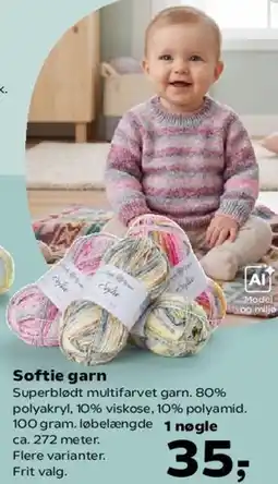 Kvickly Softie garn tilbud