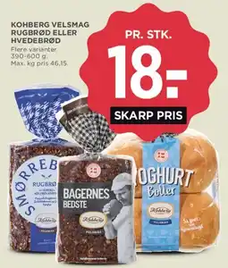 MENY Kohberg velsmag rugbrød eller hvedebrød tilbud