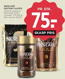MENY Nescafé instant kaffe tilbud