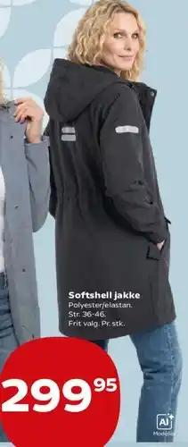 Kvickly Softshell jakke tilbud