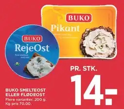 MENY Buko smelteost / flødeost tilbud