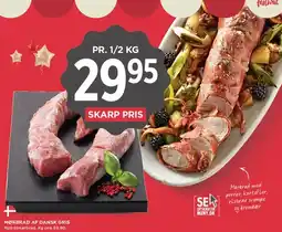 MENY Mørbrad af dansk gris tilbud