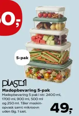 Kvickly Madopbevaring 5-pak tilbud