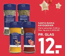 MENY Santa Maria krydderier tilbud